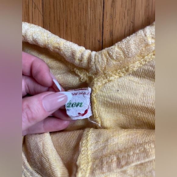 40s Vintage Jantzen Yellow Terry Cloth One Piece Bathing suit. - Picture 6 of 13